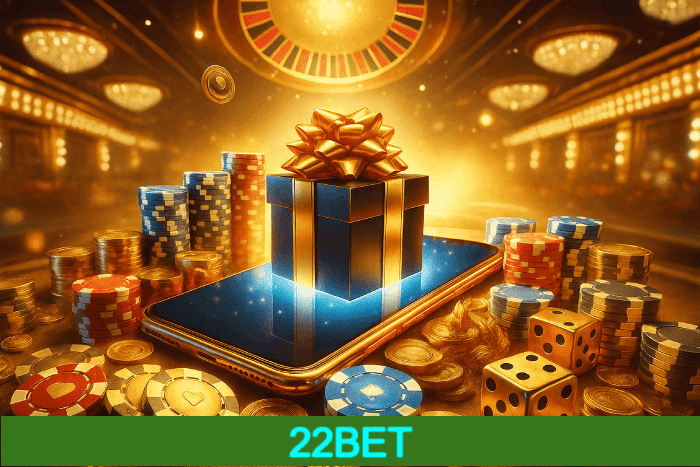 Bônus de cassino móvel 22BET com apostas online