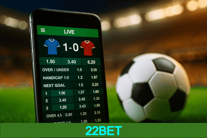 Aposte em apostas esportivas no cassino online 22BET