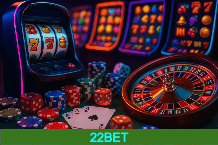 Slots populares Cassino 22BET bônus e diversão