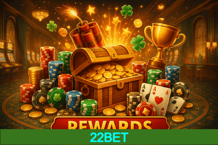 Bônus e recompensas exclusivas do Cassino 22BET